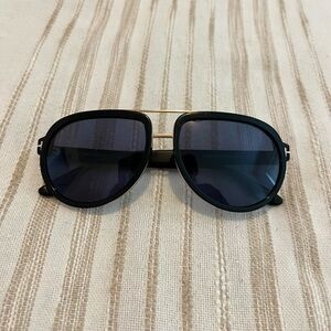 Tom Ford Black and Gold Sunglasses